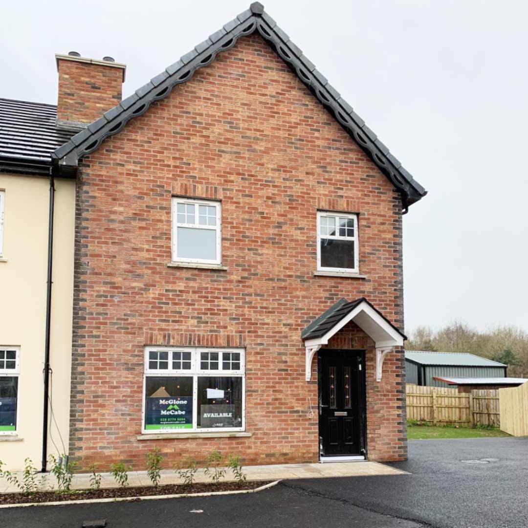 glenarm - phrase 2 - end terrace, Millbrook, coalisland